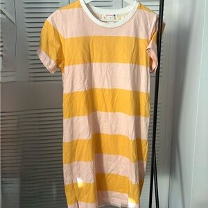 Sundry women’s  Dress in Yellow and Pink Stripes